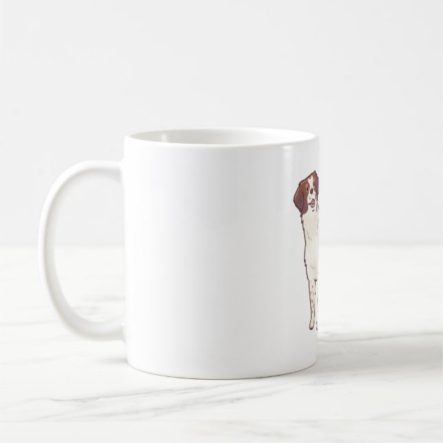 Caneca De Café Brittany Spaniel (Esquerda)
