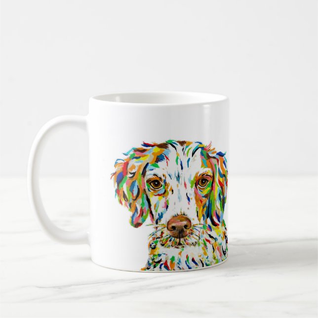 Caneca De Café Brittany Spaniel 11 oz. Coffee Mug (Esquerda)
