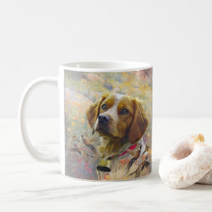 Caneca De Café Brittany Spaniel Art ,