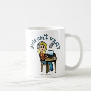 Caneca De Café Broadcaster (loira)