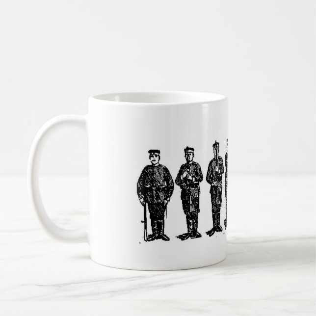 Caneca De Café Broca alemão do rifle (Esquerda)
