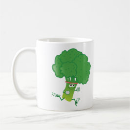 Caneca De Café Broccoli em Execução Retroativa