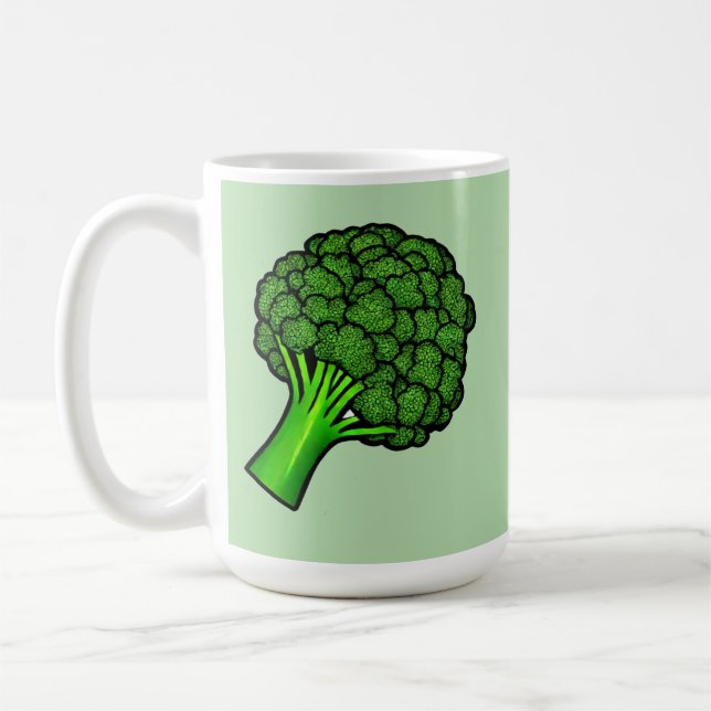 Caneca De Café Brócolis (Esquerda)