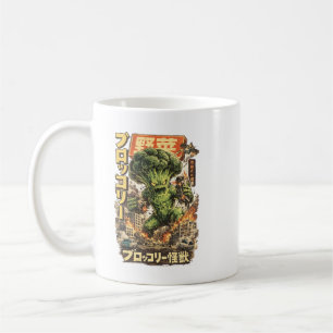 Caneca De Café Brócolis Kaiju – Apocalipse Vegetal