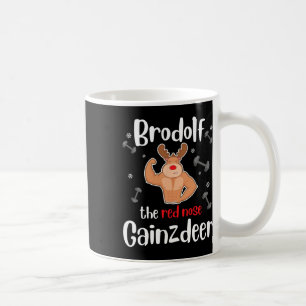 Caneca De Café Brodolf O Nariz Vermelho Gainzdeer Camiseta Mascul