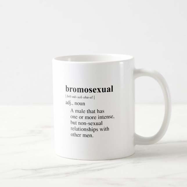 CANECA DE CAFÉ BROMOSEXUAL (Direita)