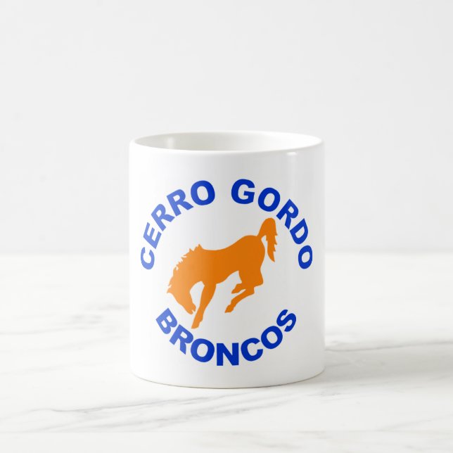 Caneca De Café Broncos de Cerro Gordo (Centro)