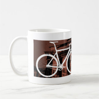 Caneca De Café Bronze de Berlim da bicicleta da trilha