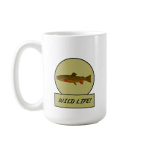 Brook Trout White Mug