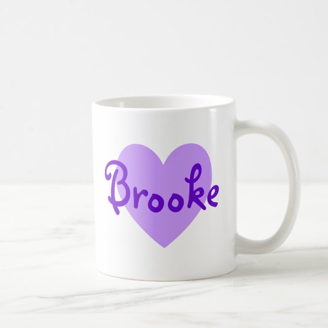 Caneca De Café Brooke em roxo (Direita)