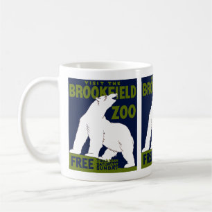 Caneca De Café Brookfield Zoo, Poster do Programa de Arte Federal