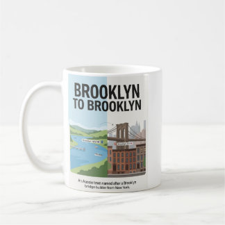 Caneca De Café Brooklyn: Australia + New York Twin Connection