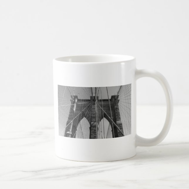 Caneca De Café Brooklyn Bridge Nova Iorque (Direita)