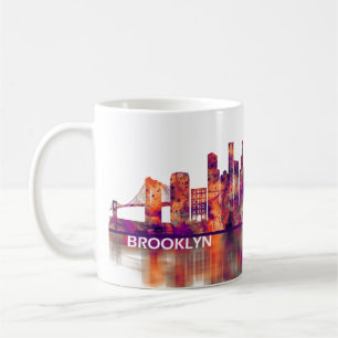 Caneca De Café Brooklyn New York Skyline