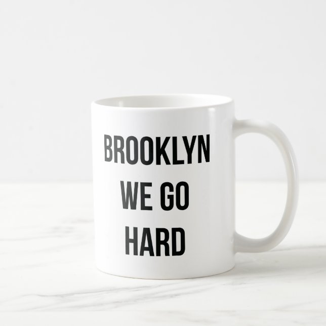 Caneca De Café Brooklyn nós vamos duro (Direita)
