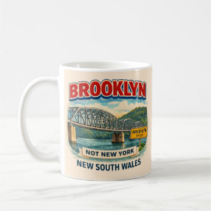 Caneca De Café Brooklyn, Nova Gales do Sul   Não Brooklyn, Nova Y