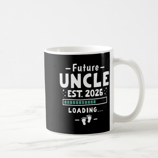 Caneca De Café Brother To Uncle Pregnancy Announcement - Future U (Direita)