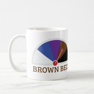 Caneca De Café Brown Belt Jiu Jitsu