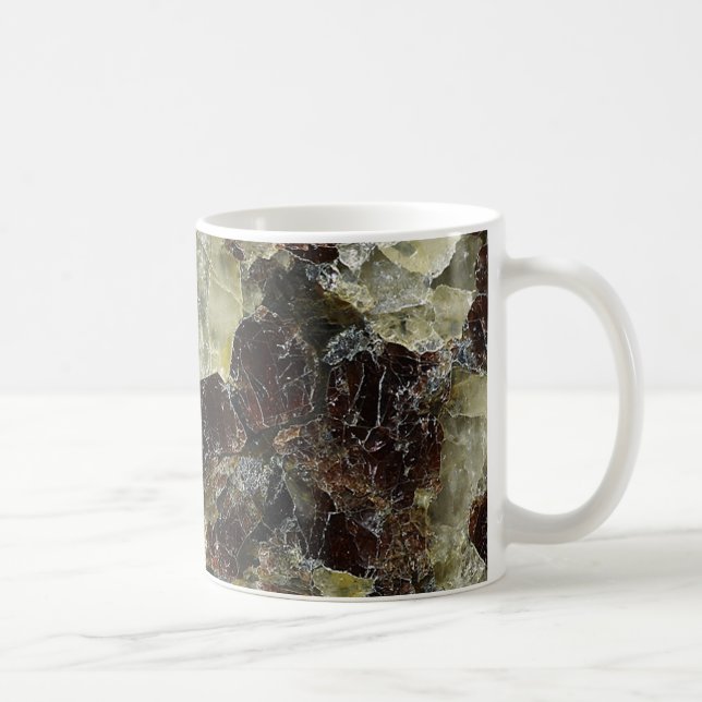 Caneca De Café Brown Marbled Quartz (Direita)