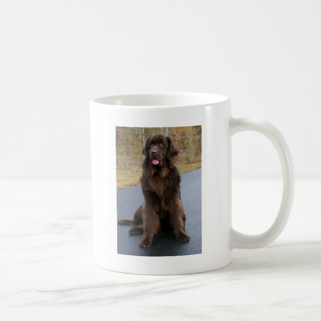 Caneca De Café Brown Newfie (Direita)