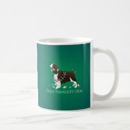 Caneca De Café Brown Springer Spaniel Dog Feliz Naughn