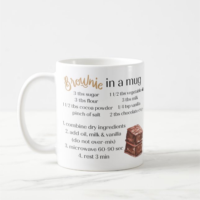 Caneca De Café Brownie em uma Mug (Esquerda)