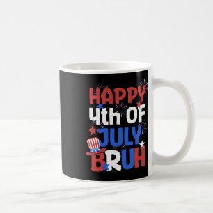Caneca De Café Bruh 4 De Julho Adolescentes Rapazes Meninos Usa B