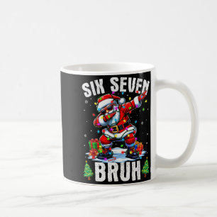 Caneca De Café Bruh 67 Seis Sete Papai Noel Dabbing Camisas de Na