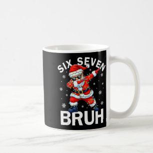 Caneca De Café Bruh 67 Seis Sete Papai Noel Dabbing Natal Meme Me
