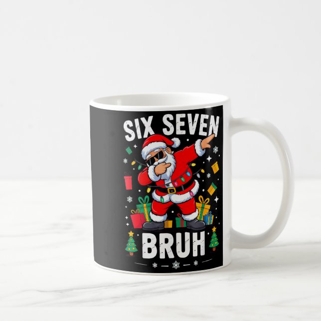 Caneca De Café Bruh 67 Six Seven Santa Dabbing Christmas  (Direita)