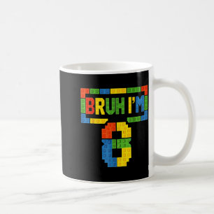 Caneca De Café Bruh Blocos de Construção para Meninos de 8 Anos d