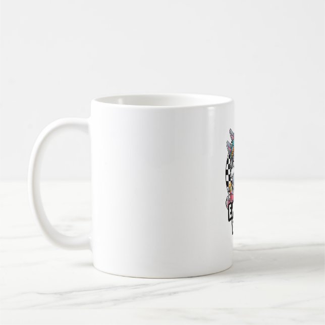Caneca De Café Bruh Dabbing Rabbit Páscoa Day Ovos Dab Meninas (Esquerda)