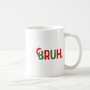 Caneca De Café Bruh Engraçado Dizendo Bro Adolescentes Meninos Na