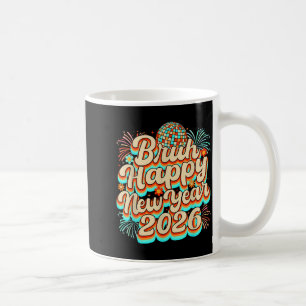 Caneca De Café Bruh Feliz Ano Novo 2026 Festa de Ano Novo Família