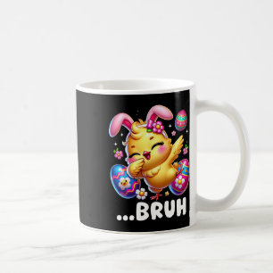 Caneca De Café Bruh Franga Dabbing Feliz Dia de Páscoa Ovos Menin