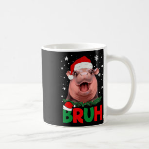 Caneca De Café Bruh Funny Moo Deng Adolescentes Meninos Crianças