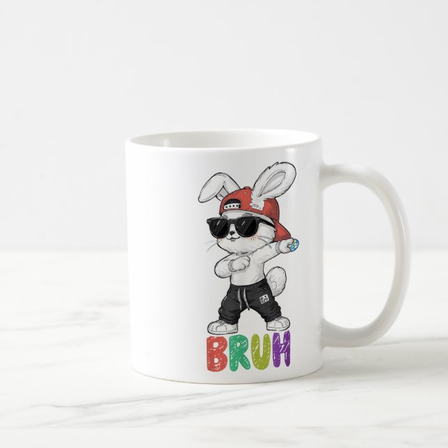 Caneca De Café Bruh Memória Dia de Páscoa Batido Páscoa Bruh Boy (Direita)