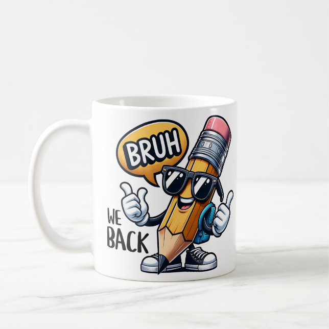 Caneca De Café Bruh Nós Voltamos  (Esquerda)