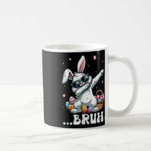 Caneca De Café Bruh Páscoa Dabbing Bunny Rabbit Dance Kids M