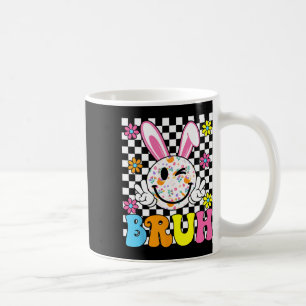 Caneca De Café Bruh Páscoa Dia Engraçado Ovos Coelhinhos Molhados