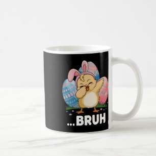 Caneca De Café Bruh Pintinho Dabbing Felz pascoa Day Boys Girl