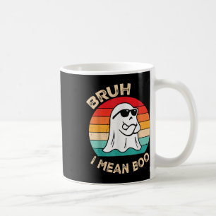Caneca De Café Bruh, Quero Dizer Boo Toddler Meninos Ghost Hallow