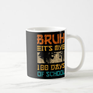 Caneca De Café Bruh São Os Meus 100 Dias De Escola Japão Kawaii M
