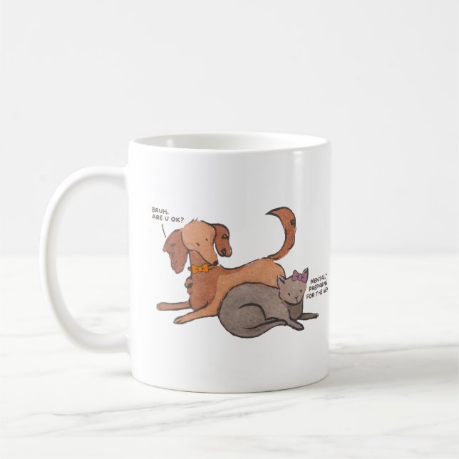 Caneca De Café Bruh, você está bem, Mug? (Esquerda)
