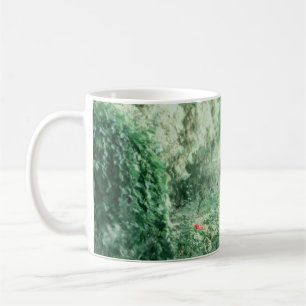 Caneca De Café Brunette Princess: Aquarela Floresta Fada