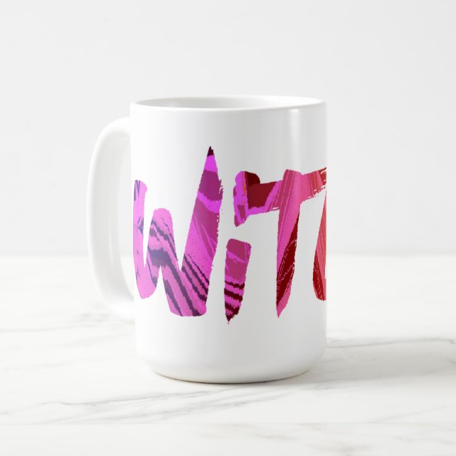 Caneca De Café Bruxa (Frente Esquerda)