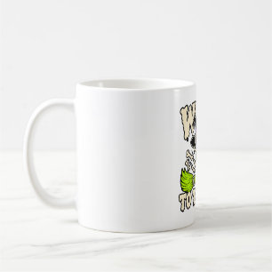 Caneca De Café Bruxa até os Ossos Bruxa Esqueleto Engraçado