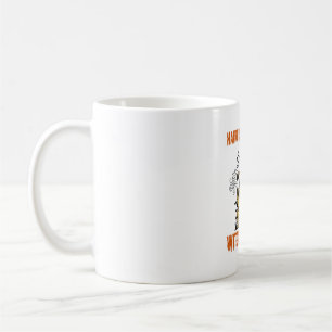 Caneca De Café Bruxa Cabeleireira Halloween Camisa Vintage Salão_