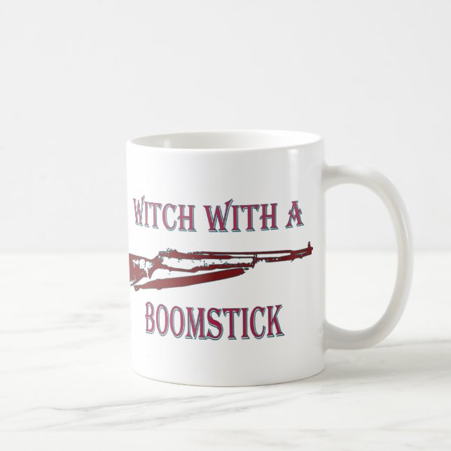 Caneca De Café Bruxa com vara 2 (Direita)