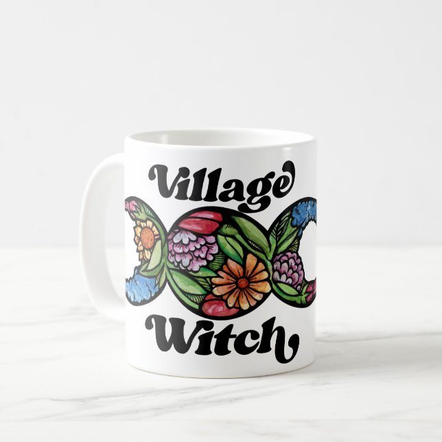 Caneca De Café Bruxa da Aldeia                                    (Frente Esquerda)
